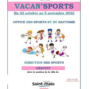 Vacan'sport St malo Toussaint 2022